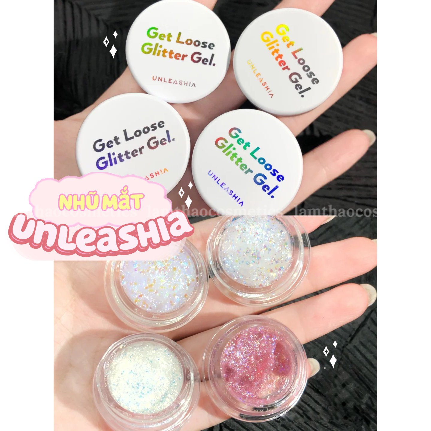 Nhũ Mắt Unleashia Get Loose Glitter Gel Mini