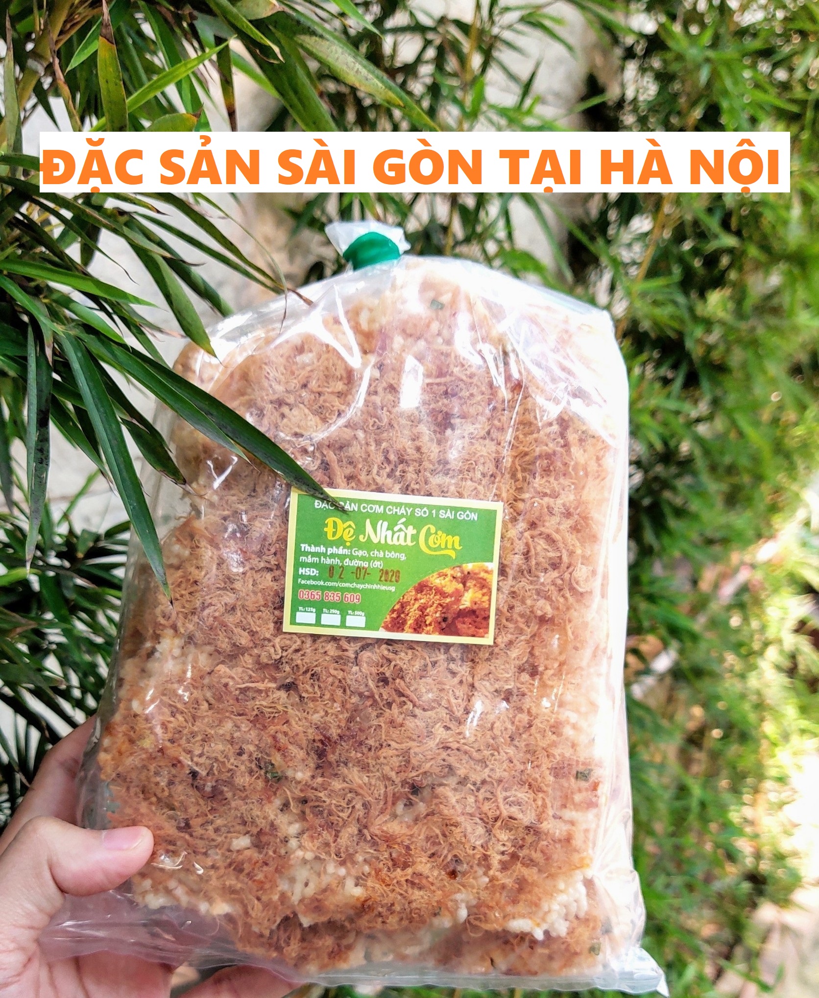 Cơm Cháy Chà Bông Sài Gòn - Gói 250g (Vị cay nhẹ)