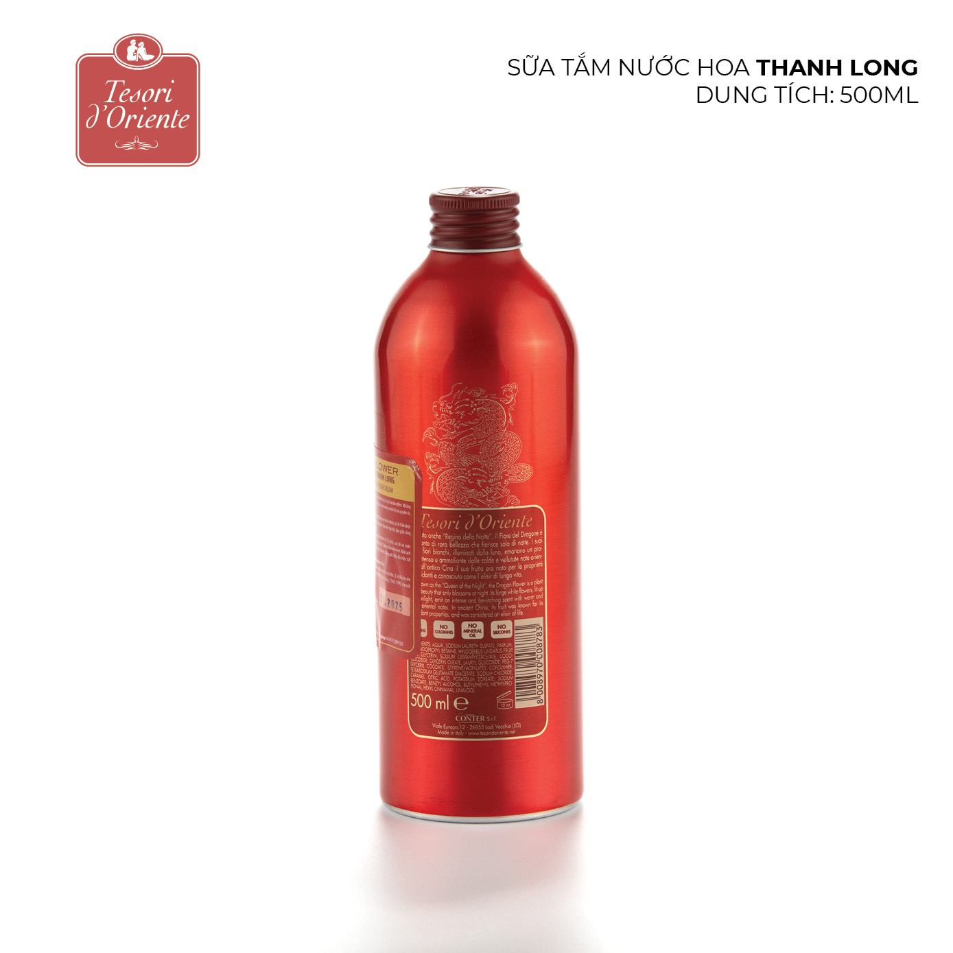 Sữa tắm nước hoa Tesori d'Oriente Thanh Long 500ml
