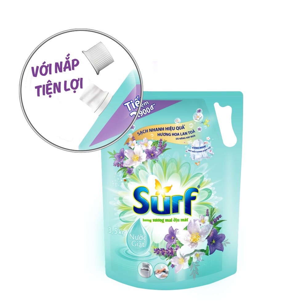 Nước giặt surf túi 3.5kg