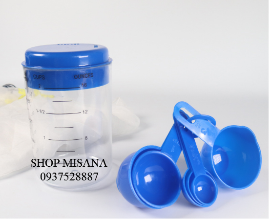 BỘ 6 CUP ĐONG NGUYÊN LIỆU KÈM LY ĐONG 500ML (CÓ NẮP)