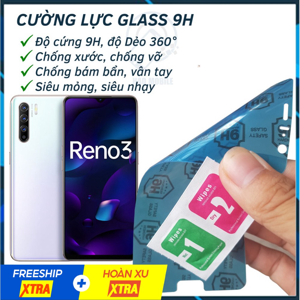 Dán cường lực dẻo nano Oppo Reno 3