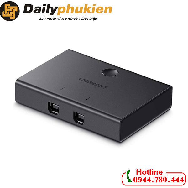 Bộ chia máy in 1 ra 2 cổng usb 2.0 ugreen 30345