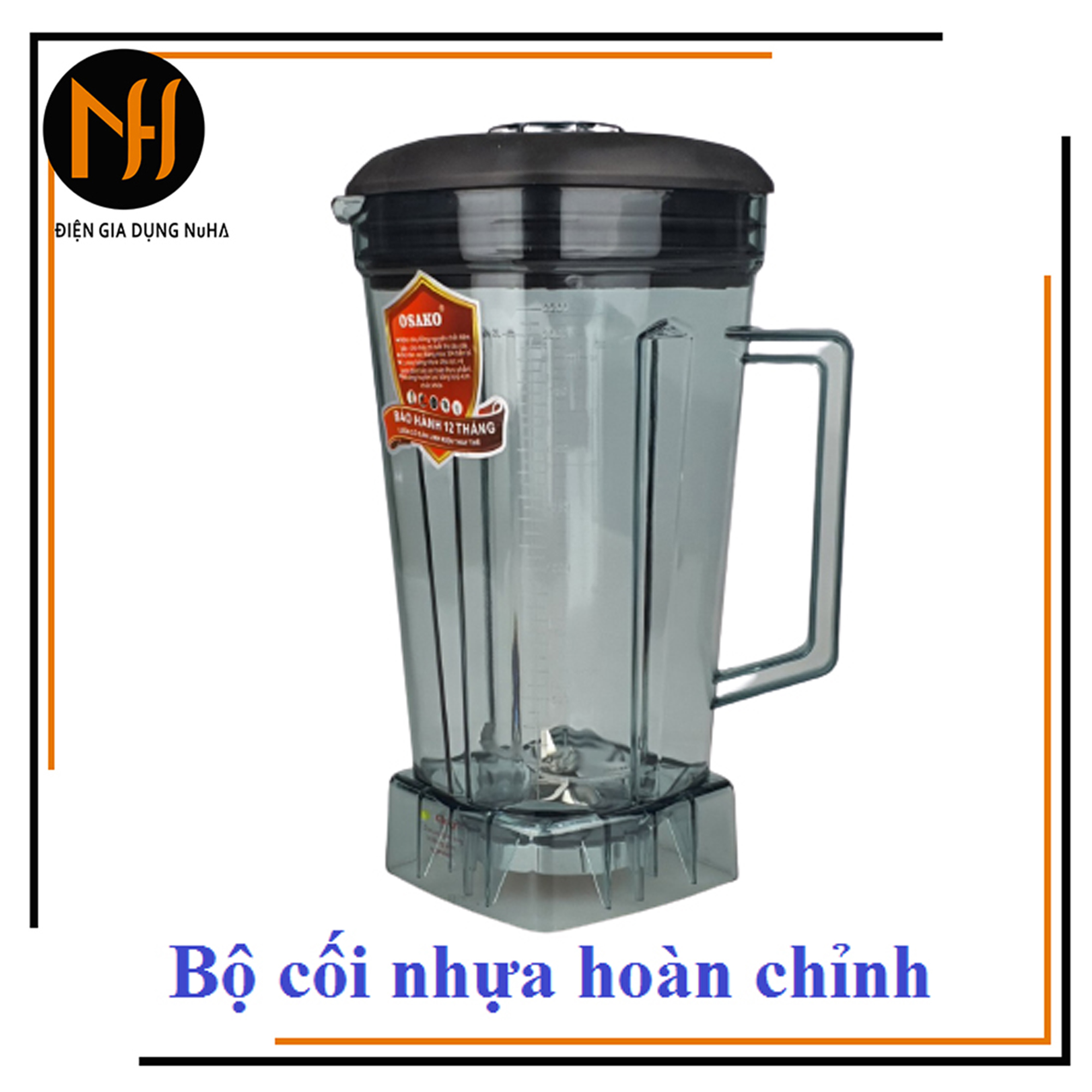 ( bán rời 2 bộ phận máy là động cơ và cối nếu mua cả 2 là nguyên bộ máy)Linh Kiện Máy xay sinh tố công nghiệp 1800W Osako Động cơ máy và bộ cối máy bảo hành động cơ 13 tháng màu ngẫu nhiên
