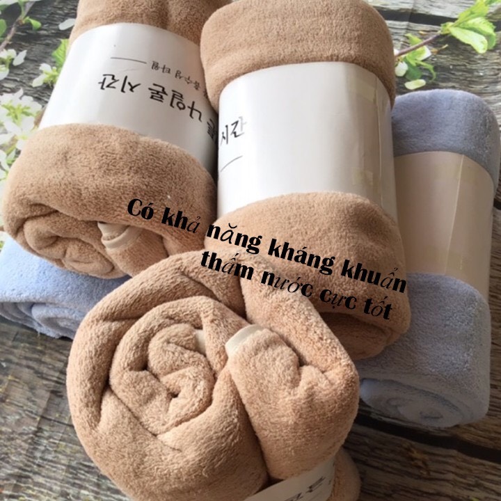 Sét Khăn tắm to và khăn tắm nhỡ mềm mịn
