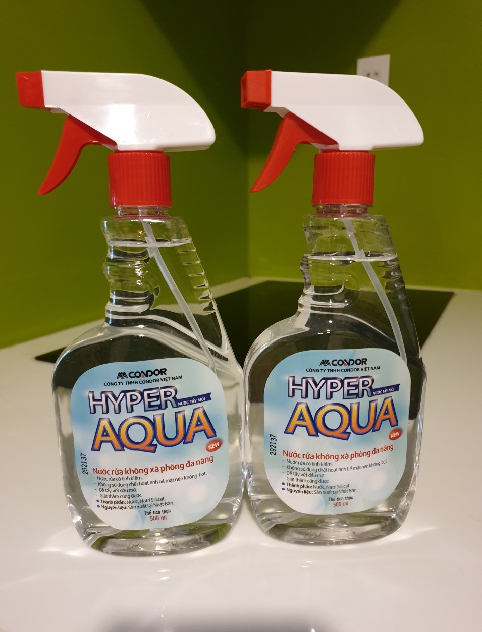 1 BÌNH Nước tẩy rửa đa năng bình 500ML AQUA HYPER CONDOR