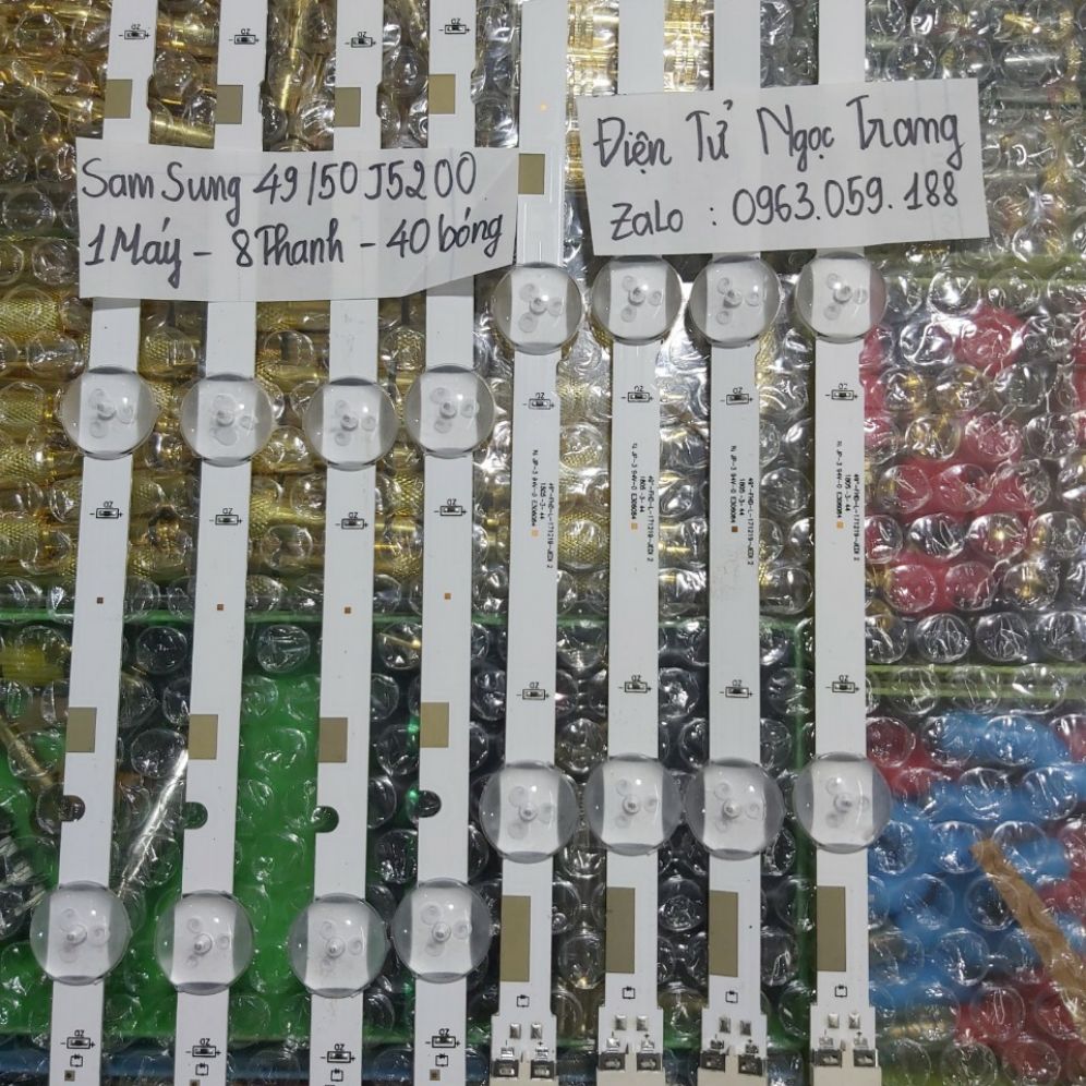 Thanh led tivi Sam Sung 49/50 UJ5200- giá 1 Máy 4 thanh dài 10 bóng