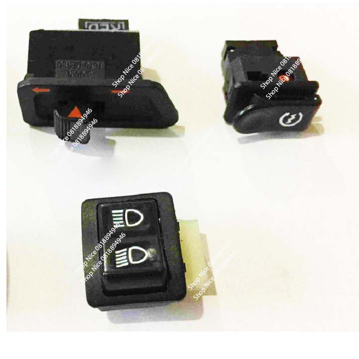 Bộ nút công tắc xe máy Honda Wave tùy chọn
