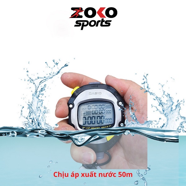 Đồng hồ bấm giờ Casio HS-70W 100 Lap thể thao
