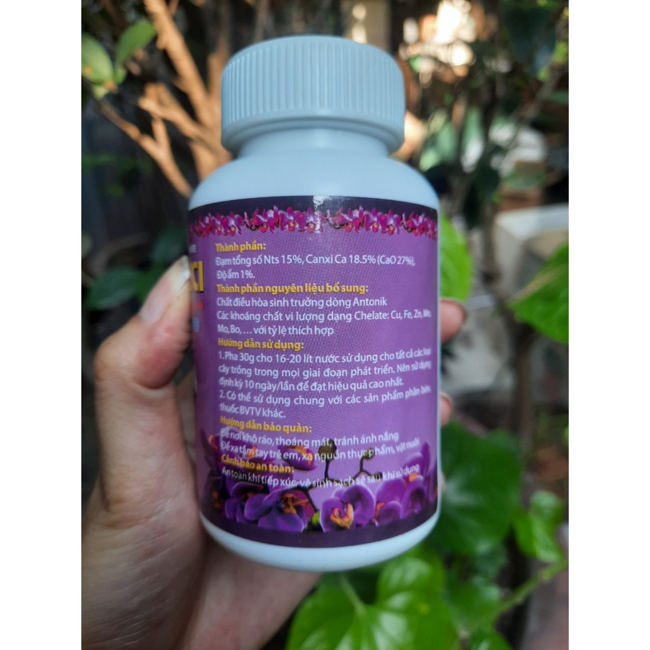 Combo bộ 3 phân bón Super cho hoa lan và cây cảnh (Super Magie, Super Kali, Super Canxi)