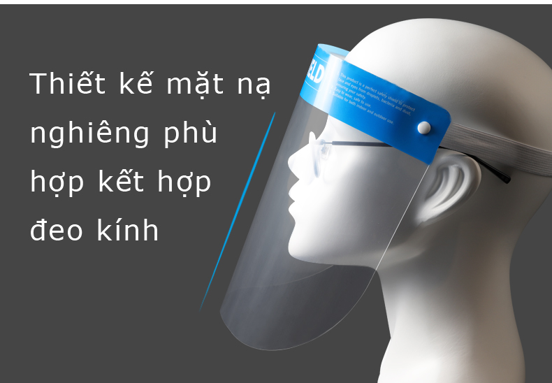 [HCM]Mặt nạ chống giọt bắn face shield