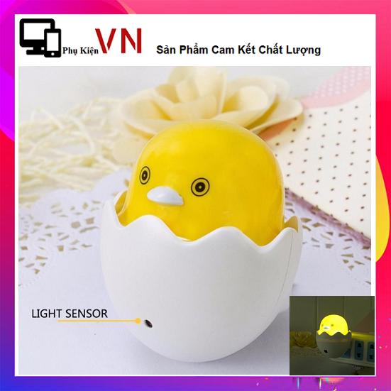 [HCM]⚡ ĐÈN NGỦ QUẢ TRỨNG TỰ ĐỘNG SÁNG VÀO ĐÊM Siêu Cute - Đèn Gà Cảm Biến Siêu Sáng - Siêu Bền ⚡