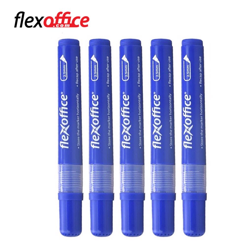 Bút lông bảng FlexOffice FO-WB02 - Dễ Dàng Bơm Mực (10 cây/hộp)
