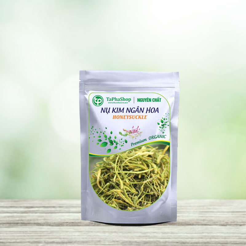 Trà nụ kim ngân hoa sấy khô 100g - tấn phát