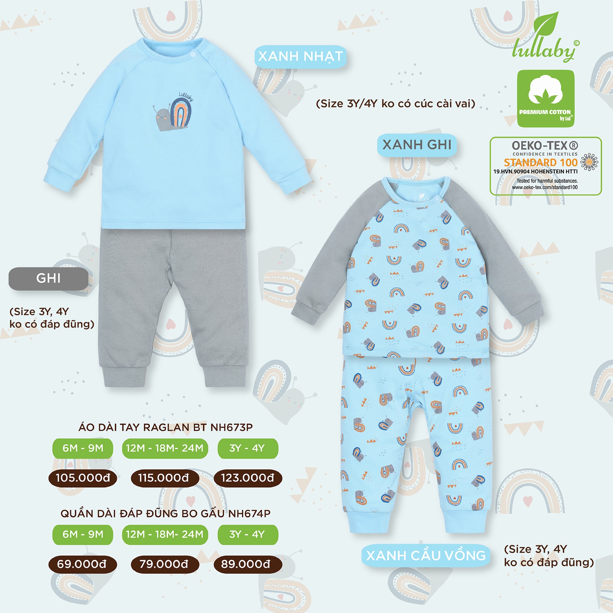 BỘ DÀI TAY BÉ TRAI BST THU ĐÔNG 2021 INTERLOCK 100% COTTON