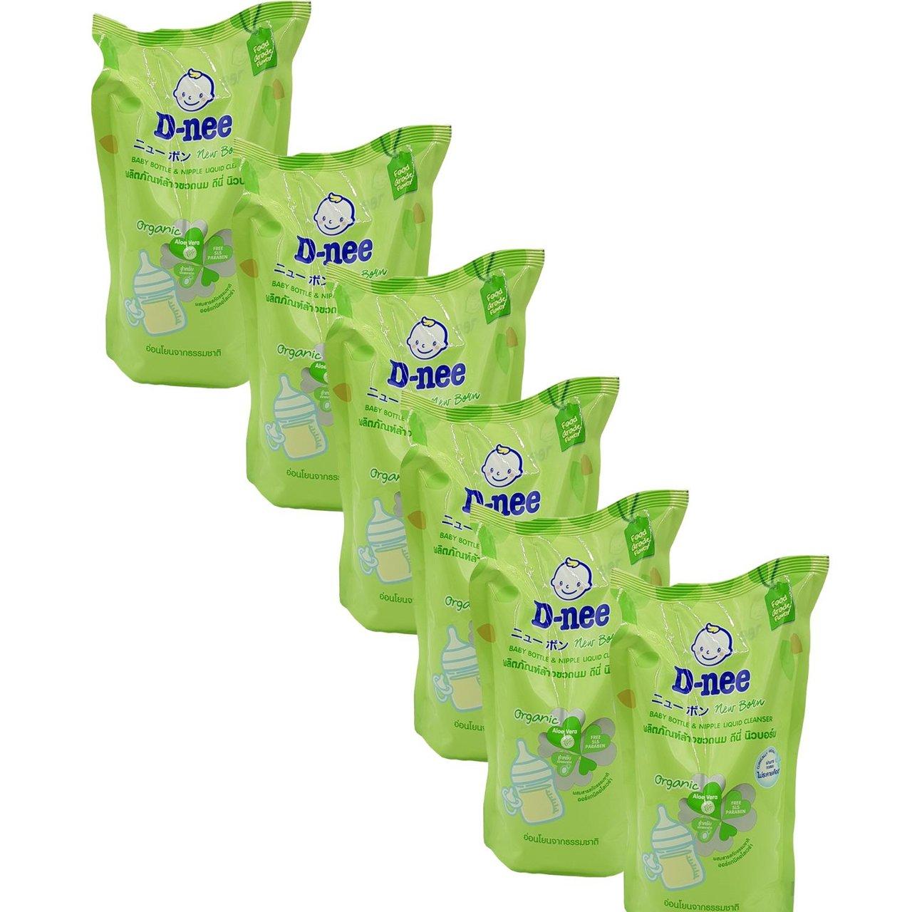 Combo 6 Bịch Nước rửa bình Dnee 600ml