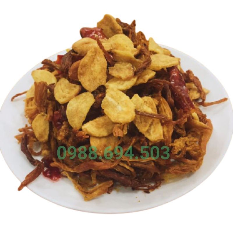 1Kg Khô Heo Cháy Tỏi Ngon Ăn Là Ghiền - 1Kg