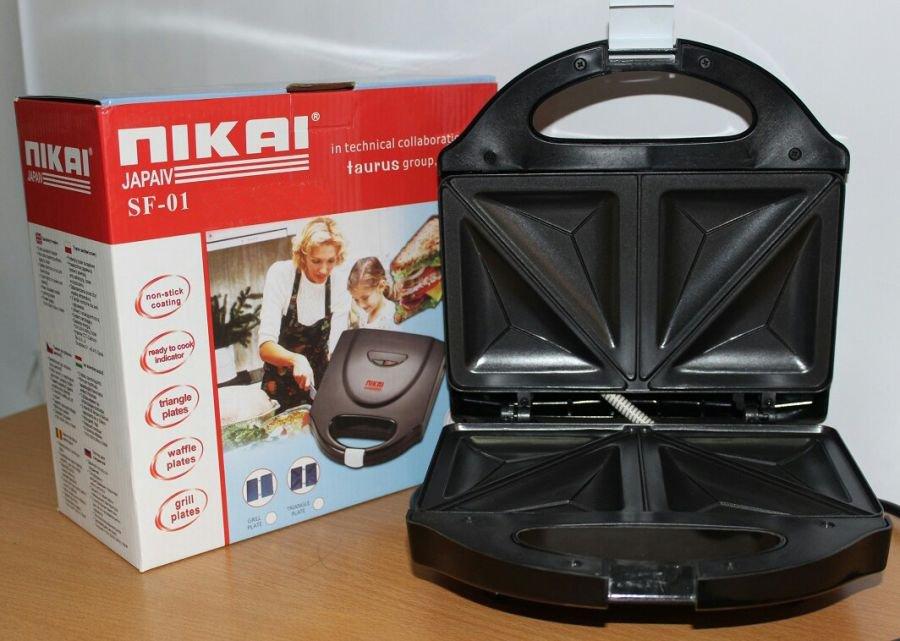 Máy nướng bánh mì Sandwich Nikai FS-01A (Đen)