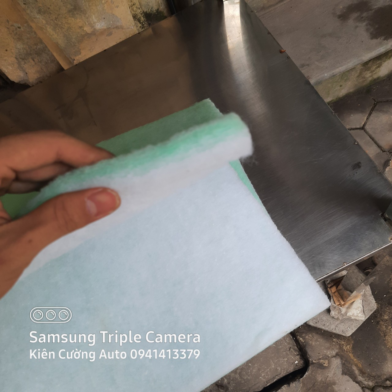Xốp lọc xanh cao cấp cho bể cá hồ cá