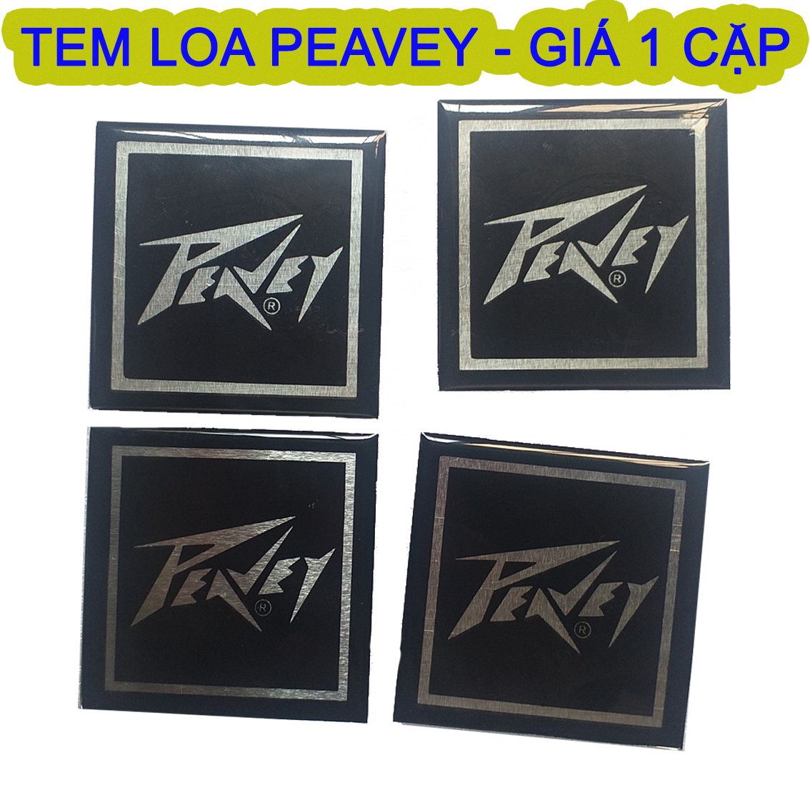 Tem dán thùng loa hiệu Peavey nhựa dẻo( giá 2 tem )