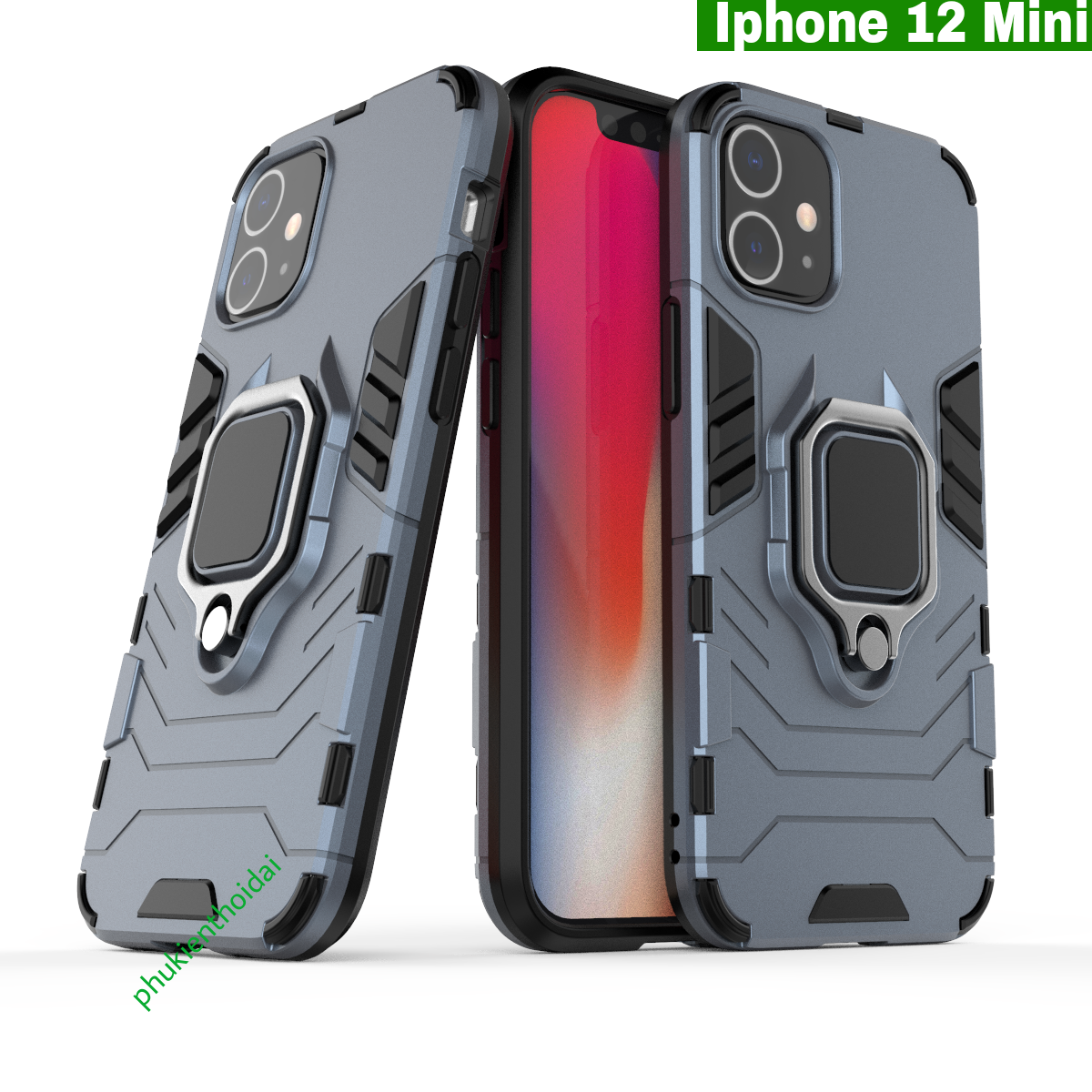 Ốp lưng Iphone 12 Mini Iron Man Iring chống sốc cao cấp