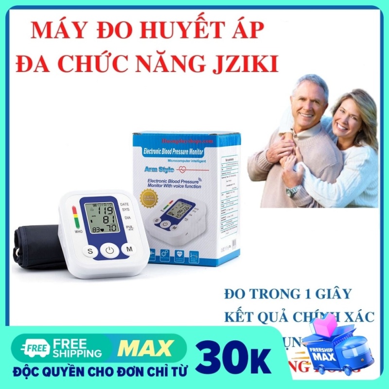 Nơi bán máy đo huyết áp jziki nhập khẩu của đức mang lại độ chính xác cao. Ứng dụng công nghệ MAM thông minh