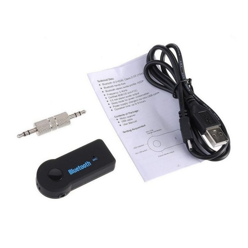 USB tạo bluetooth kết nối âm thanh (Đen)