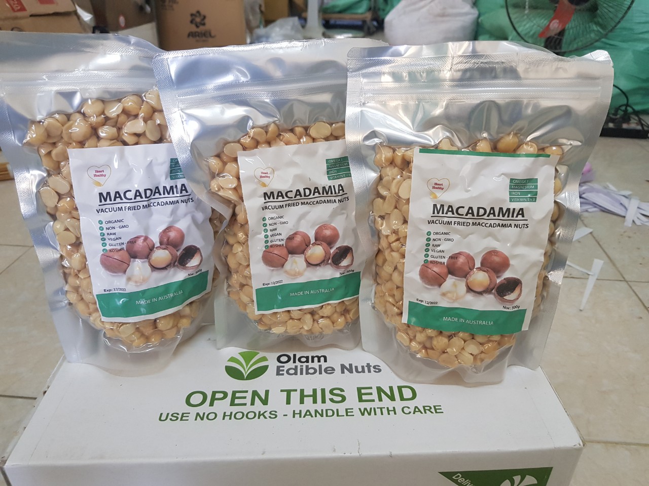 Nhân macca Daklak (Nhân nguyên ) 500Gr