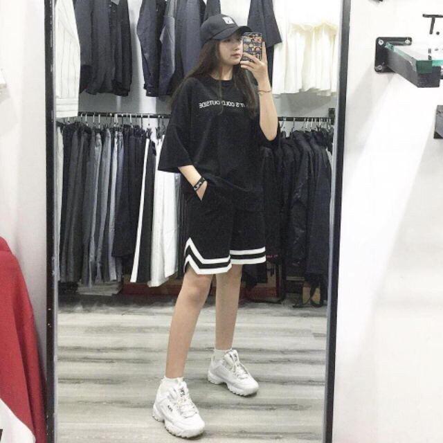 [HCM]Quần Short Đùi Thể Thao Viền V 2 Line
