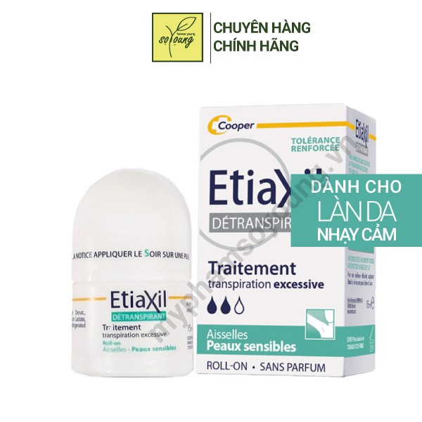 Lăn Khử Mùi Và Mồ Hôi Etiaxil 15ml