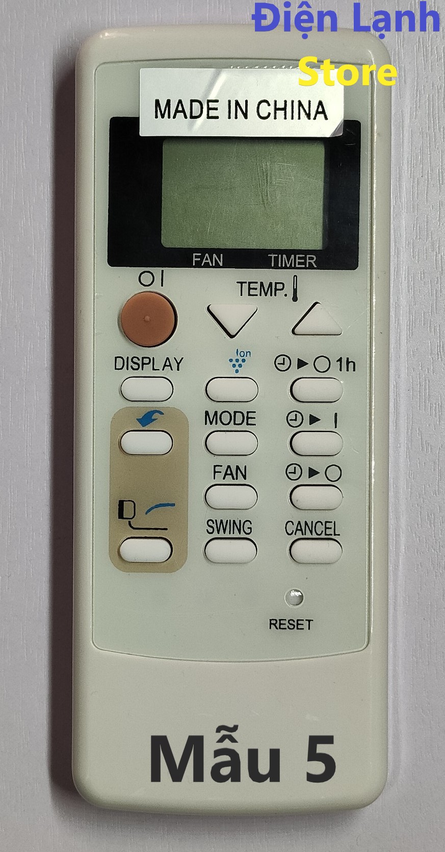 Remote máy lạnh Sharp các loại. (Tặng kèm cặp pin).