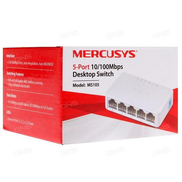 Switch 5 cổng chia mạng Mercusys MS105