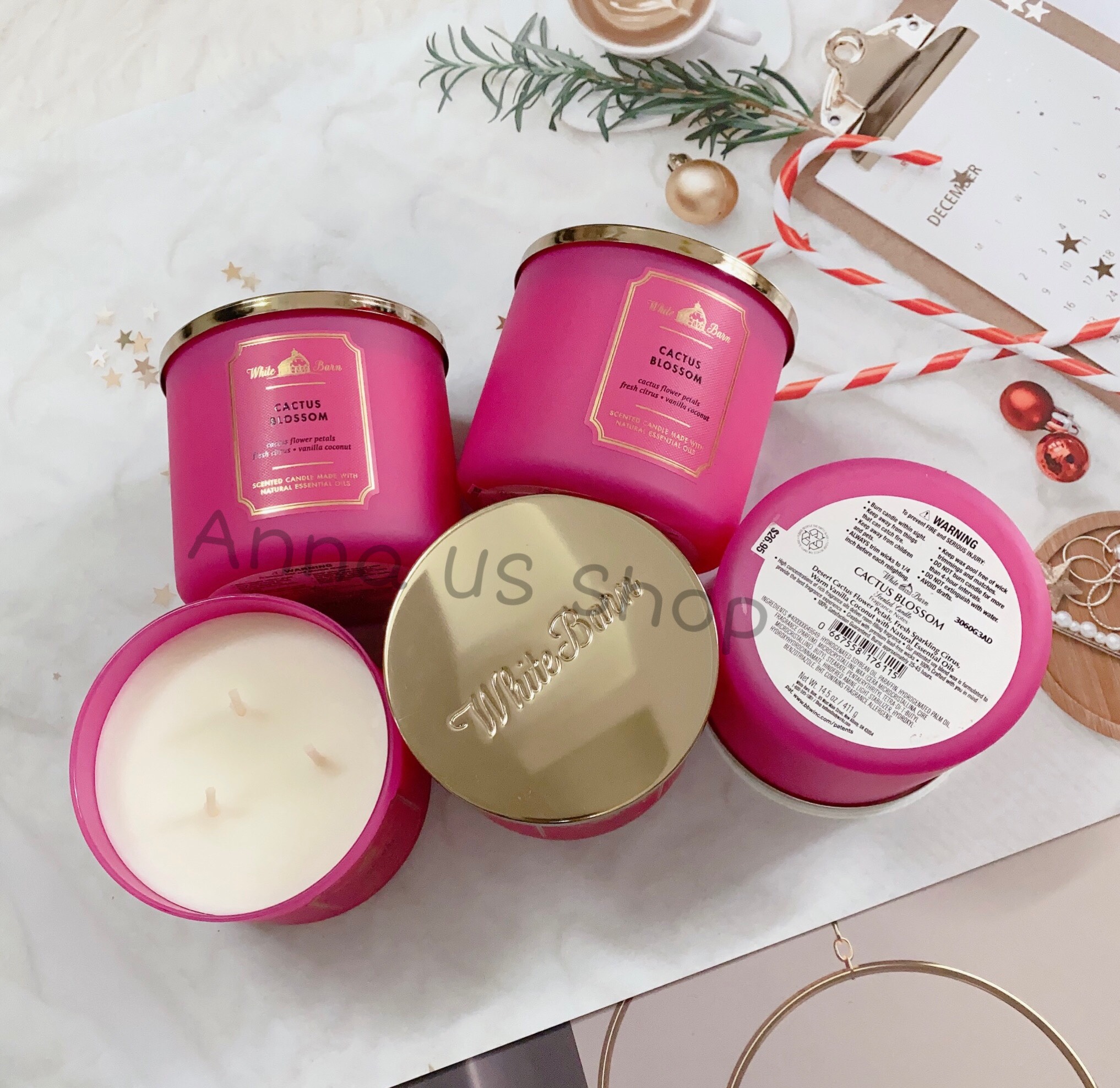 Nến Thơm 3 bấc Bath And Body Works 411g