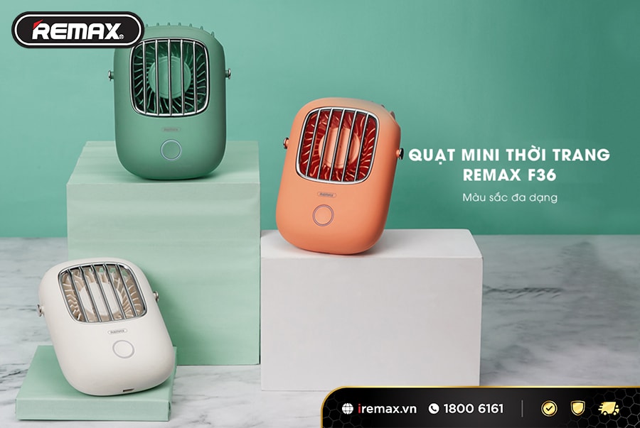 Quạt đeo cổ Remax F36