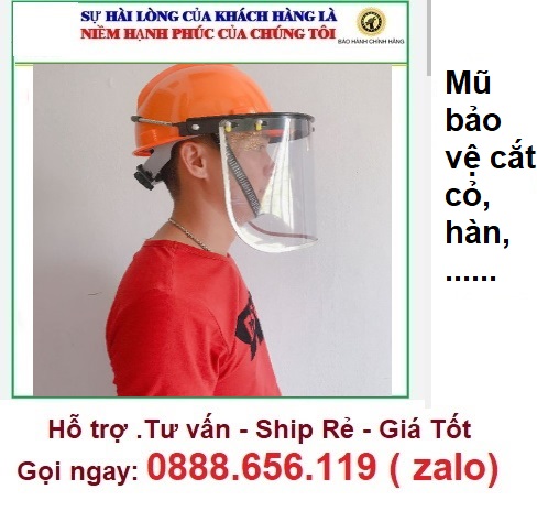 MŨ BẢO HỘ CẮT CỎ, MÀI, HÀN