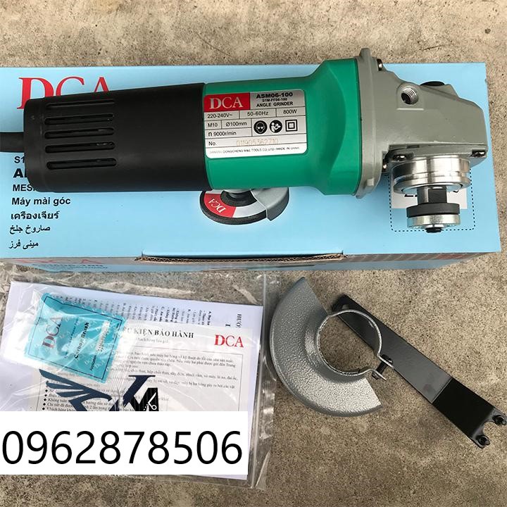 Máy mài góc 800w dca asm06-100 - bảo hành 6 tháng
