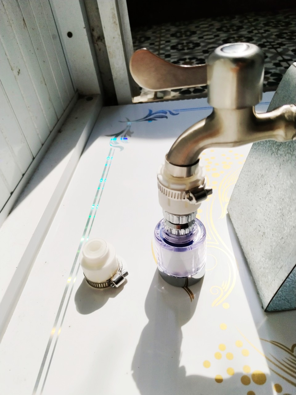Đầu Nối Vòi Nước Đa Năng Ren 22mm
