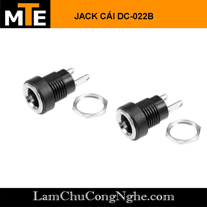 Combo 5 Jack nguồn DC CÁI tròn DC-022B