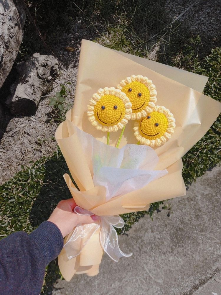 Hoa Hướng Dương mặt cười lẻ 1 bông
