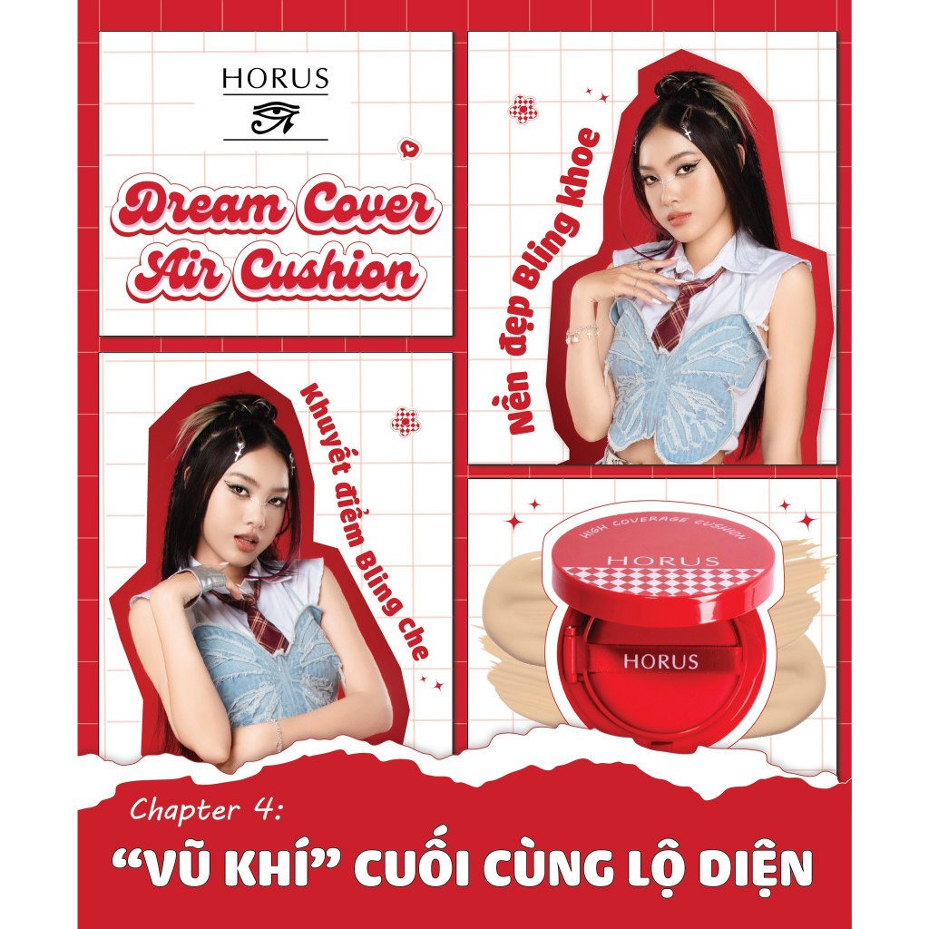 Phấn nước Horus Dream Cover Air Cushion 12.5g
