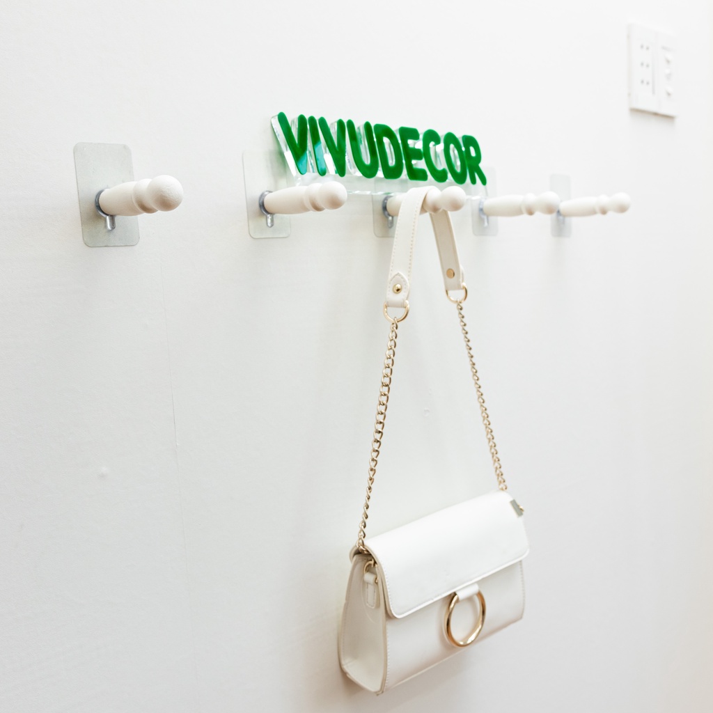 Móc gỗ VIVUDECOR MG01 gỗ tự nhiên