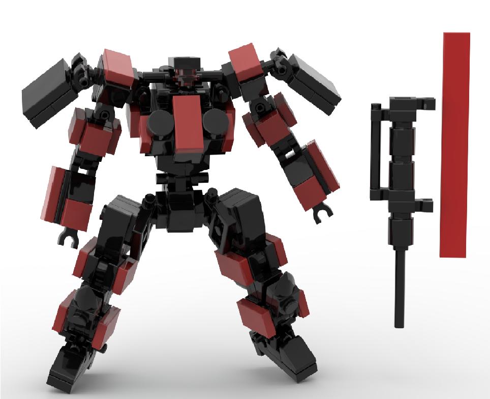Le Go Đồ Chơi Lắp Ráp Robot Moc Mech Goblem