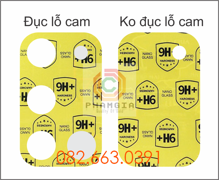 (Mua 1 tặng 1)Dán cường lực camera Realme 7i siêu đẹp