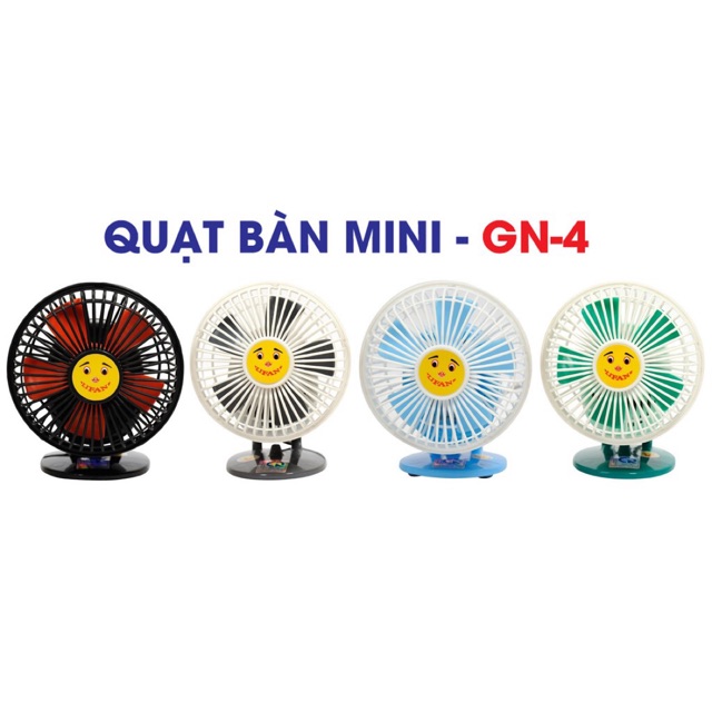 Quạt bàn mini Lifan GN-4 - xám (15W)