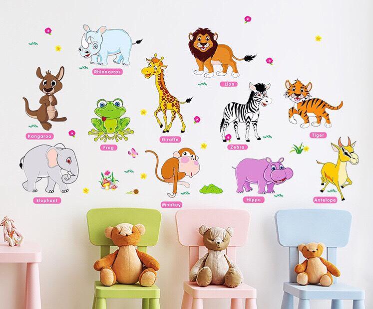 [HCM]Decal dán tường hình thú