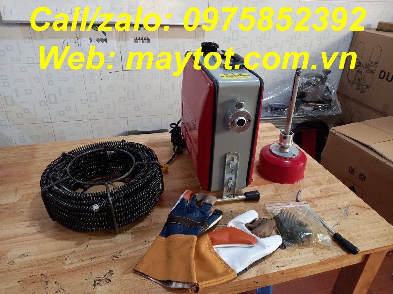 [HCM]Máy thông cống GQ 150 công suất 900W