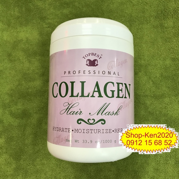 Kem hấp phục hồi tóc Topbest Collagen 1000ml