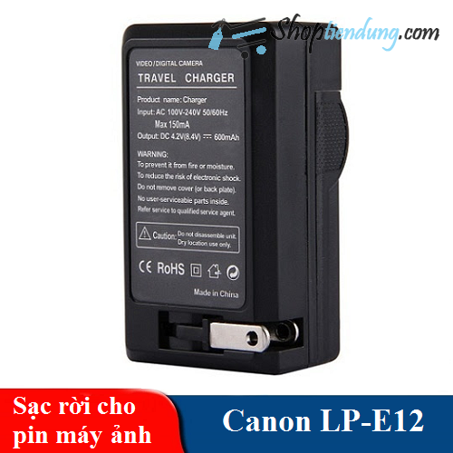 Sạc cho pin máy ảnh Canon LP-E12