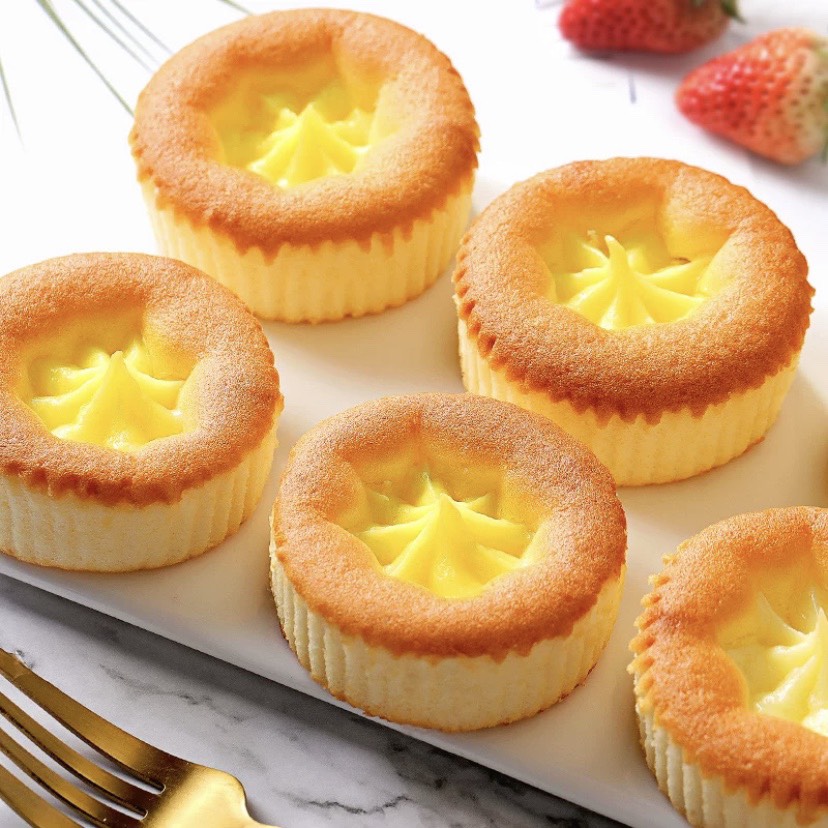 Combo 400g Bánh Bông Lan Kem Trứng Kiểu Pháp