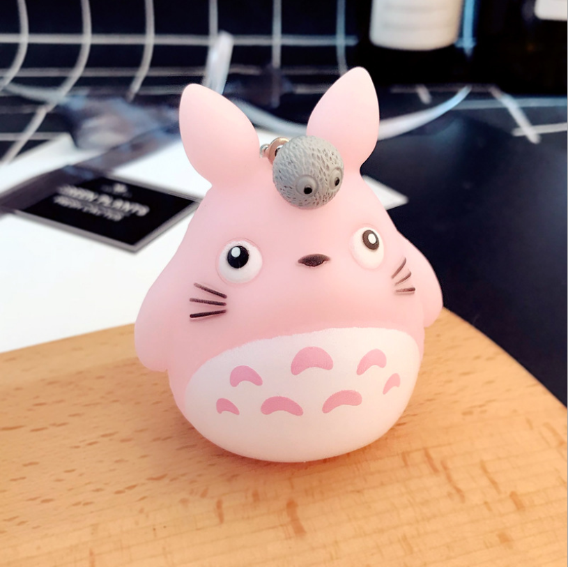 Móc khóa Totoro silicon có kèn NHIỀU MÀU